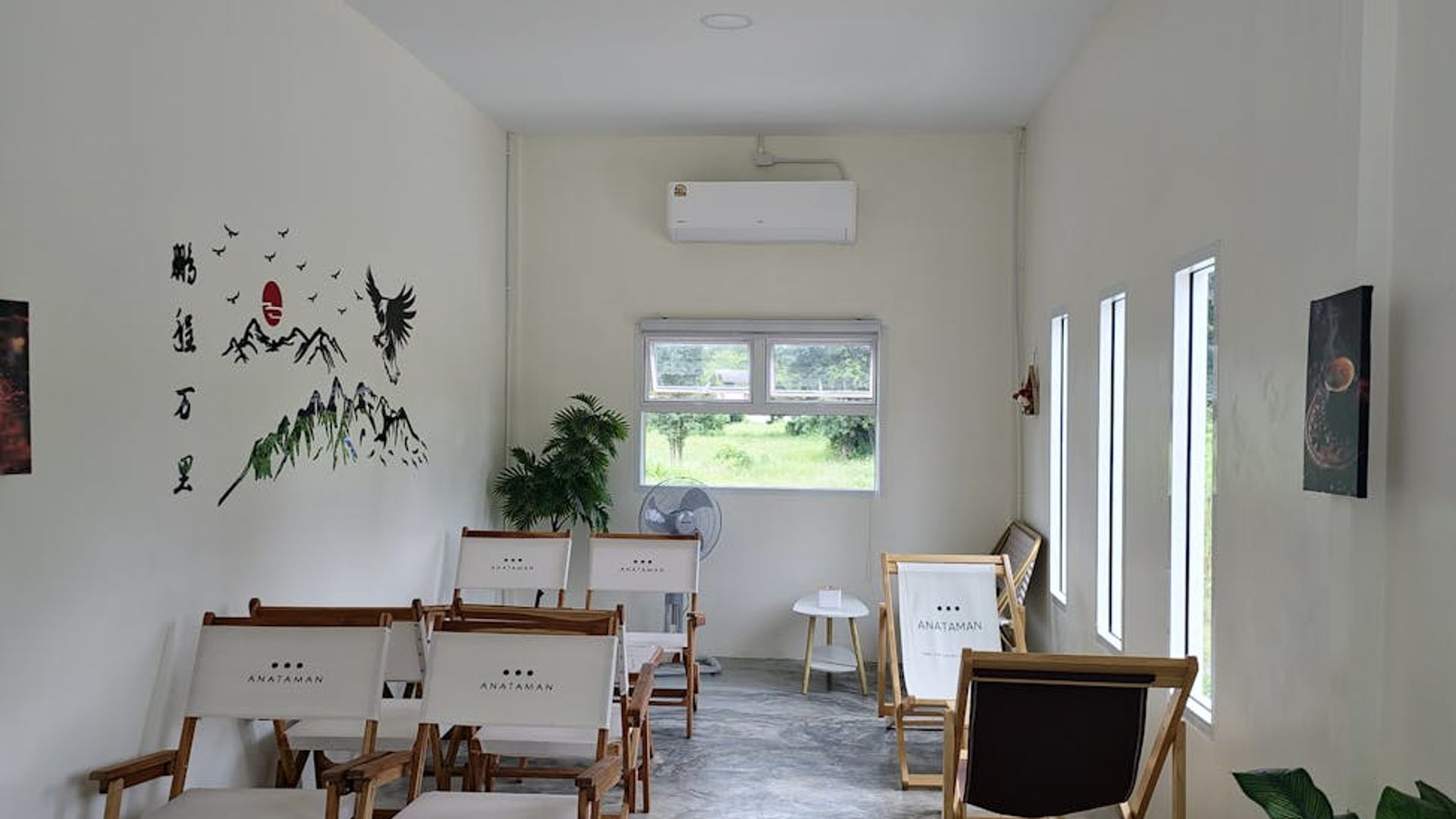 Minimalist modern office workspace with natural light